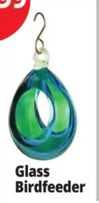 Ocean State Job Lot Glass Birdfeeder offer