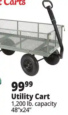 Ocean State Job Lot Utility Cart with 1 200 lb Hauling Capacity offer
