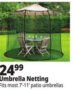 Ocean State Job Lot Outdoor Living Accents Universal Umbrella Netting 10' offer