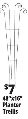 Ocean State Job Lot Panacea Planter Trellis 48 offer