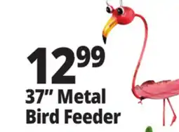 Ocean State Job Lot Outdoor Living Accents Metal Flamingo Bird Feeder 37 offer