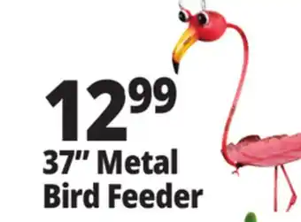 Ocean State Job Lot Outdoor Living Accents Metal Flamingo Bird Feeder 37 offer