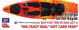 Ocean State Job Lot Wilderness Systems Targa 100 Sit-On-Top Recreational Kayak Mango offer