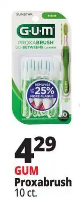Ocean State Job Lot GUM Proxabrush Go-Betweens Cleaners 10 Count offer