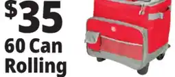 Ocean State Job Lot North Peak Hard Lined Rolling Cooler 60-can offer