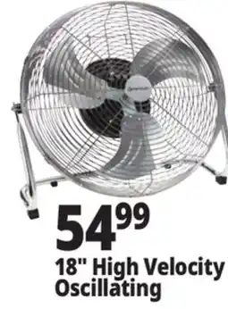 Ocean State Job Lot Penguin High Velocity Internal Oscillation Floor Fan 18 offer