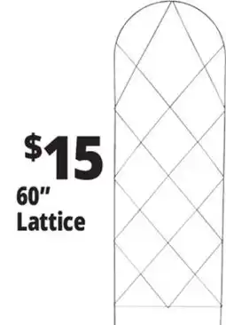 Ocean State Job Lot Panacea Lattice Garden Trellis 60 offer