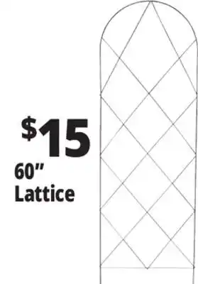 Ocean State Job Lot Panacea Lattice Garden Trellis 60 offer