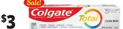 Ocean State Job Lot Colgate Total Clean Mint Toothpaste 6 oz offer