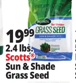 Ocean State Job Lot Scotts Turf Builder Sun & Shade Grass Seed 2.4 lbs offer