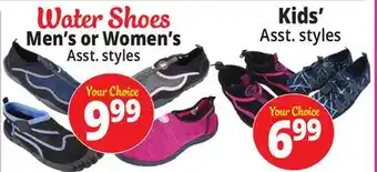 Ocean State Job Lot Mens and Womens Water Shoes offer
