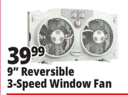 Ocean State Job Lot Penguin 9 Twin Window Fan offer