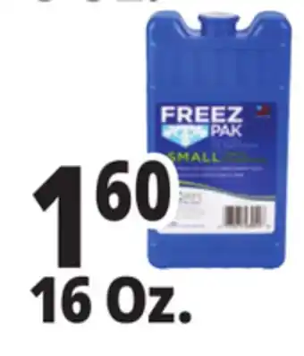 Ocean State Job Lot Freez Pak Reusable Small Ice Pack 16 oz offer