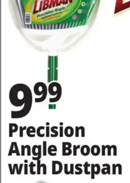 Ocean State Job Lot Libman Precision Angle Broom with Dustpan offer