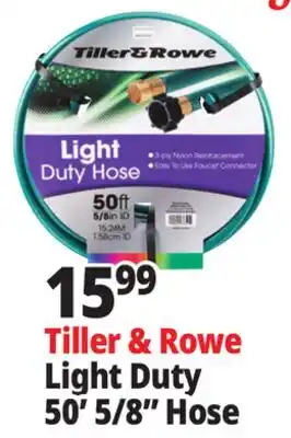 Ocean State Job Lot Tiller & Rowe 5/8 Light-Duty Hose 50' offer