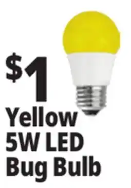 Ocean State Job Lot LED A15 Replacement Bug Light Bulb 5 Watt offer