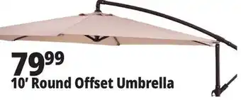 Ocean State Job Lot 10' Offset Patio Umbrella offer
