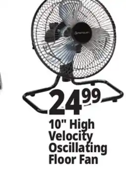 Ocean State Job Lot Penguin 10 High Velocity Desk Fan offer