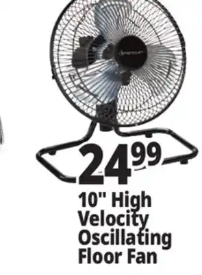 Ocean State Job Lot Penguin 10 High Velocity Desk Fan offer