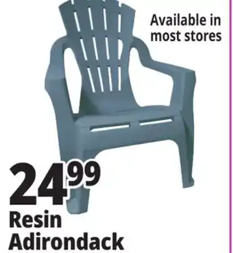 Ocean State Job Lot Resin Adirondack Chair offer
