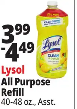 Ocean State Job Lot Lysol All Purpose Refill offer