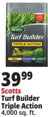 Ocean State Job Lot Scotts Turf Builder Triple Action Weed Control & Lawn Food 4 000 sq ft offer