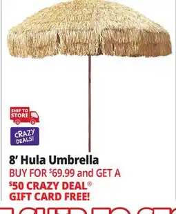 Ocean State Job Lot 8' Hula Umbrella offer