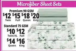 Ocean State Job Lot Microfiber Sheet Sets offer
