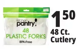 Ocean State Job Lot Kitchen Pantry Plastic Forks 48 Count offer
