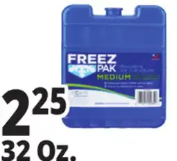 Ocean State Job Lot Freez Pak Reusable Medium Ice Pack offer