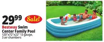 Ocean State Job Lot Bestway H2OGO! Family Swim Center Inflatable Pool 10' offer