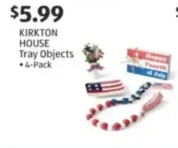 Aldi Kirkton house tray objects offer