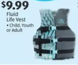 Aldi Fluid life vest offer