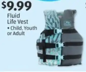 Aldi Fluid life vest offer