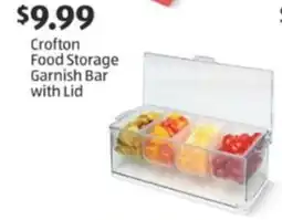 Aldi Crofton food storage garnish bar with lid offer