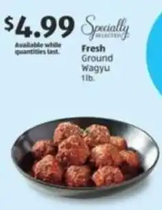 Aldi Fresh ground wagyu offer