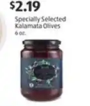 Aldi Specially selected kalamata olives offer