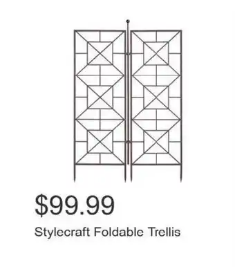 Costco Stylecraft foldable trellis offer