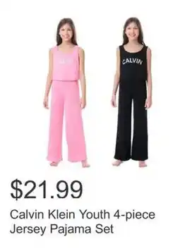 Costco Calvin klein youth  jersey pajama set offer