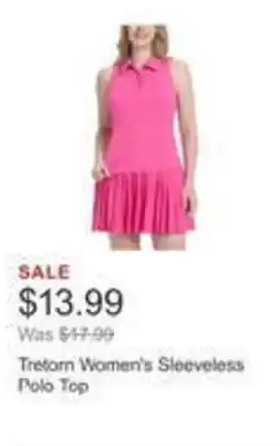 Costco Tretorn women's sleeveless polo top offer