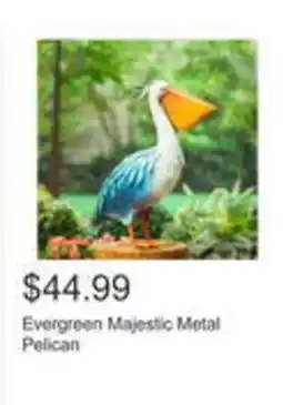 Costco Evergreen majestic metal pelican offer