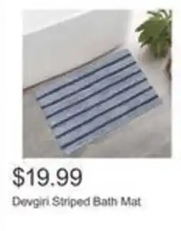 Costco Devgini striped bath mat offer