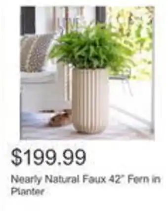Costco Nearly natural faux offer