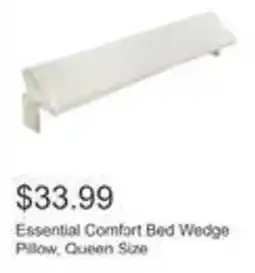 Costco Essential comfort bed wedge pillow offer