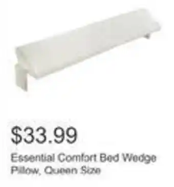 Costco Essential comfort bed wedge pillow offer