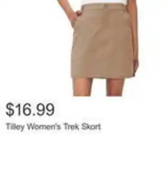 Costco Tilley women's trek skort offer
