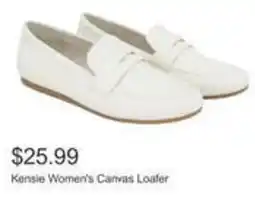 Costco Kensie women's canvas loafer offer
