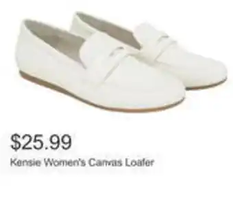 Costco Kensie women's canvas loafer offer
