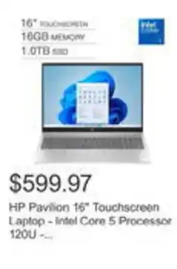 Costco Hp pavilion touchscreen laptop offer
