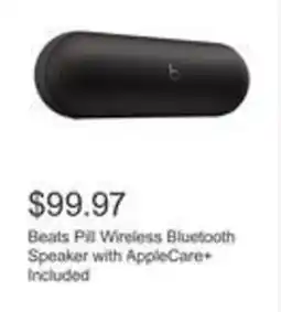 Costco Beats pil wireless bluetooth speaker with applecare offer